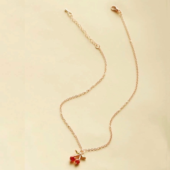 3/$30 🍒 Cherry Charm Necklace - Picture 4 of 4